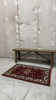 トライバルラグ ヴィンテージ家具 93×59cm 手織 絨毯 カーペット 788