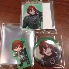 うたプリ ジョイポリス 嶺二 缶バッジ ワイヤーキーリング ステッカー