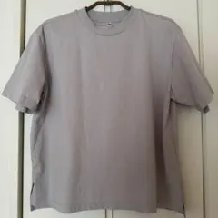 エアリズムコットンT レディース XL / LIGHT GRAY
