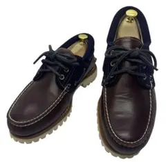 【希少】 ティンバーランド　25cm 7W デッキシューズ 3Eyeブラウン 茶