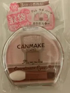 新品 キャンメイク プランぷくコーデアイズ 02 涙袋パレット　値下❌で短期出品