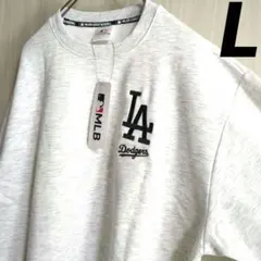 【値下】MLB ドジャース　大谷翔平　刺繍　ビッグロゴ　トレーナー　スウェット