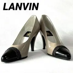 LANVIN バイカラー パンプス ランバン ハイヒール 23cm 美品 レザーのサムネイル