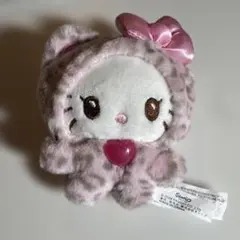 ゆりむ様　専用　ハローキティ　ヒョウ柄ピンク　ぬいぐるみキーホルダー