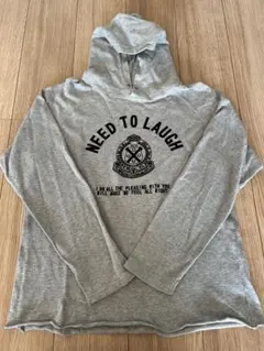 TK フード付きパーカー グレー