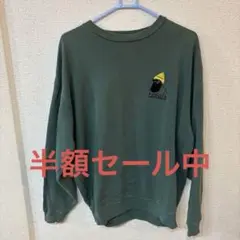 INHERIT グレー スウェットシャツ POWDER GENTLEMAN