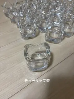 IKEA ガラス製キャンドルホルダー 2種