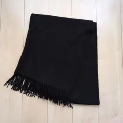 1/31まで✨️✨️黒のフリンジ付きストール