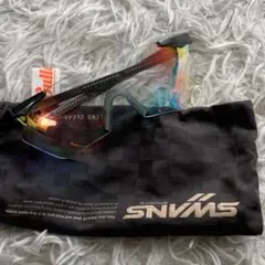 SWANS レッドシャドーミラー×ULTRAネプチューンパープル - メルカリ