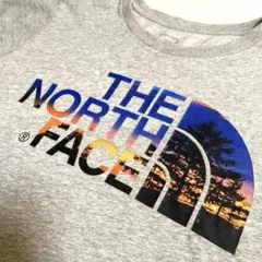 North face ノースフェイスプリント半袖カットソー✴︎レディースＬ新品同様