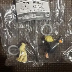 値下☆新品未使用☆Wallace&Gromit めじるしアクセサリー2種セット