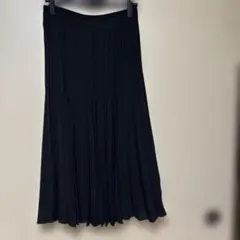 ★美品★ UNIQLO ユニクロ　プリーツロングスカート　Lサイズ 黒