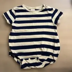 DAILY LINE ストライプ ボディスーツ 70㎝