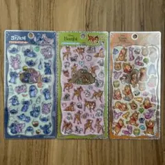 Disney プチドロップステッカー ３種