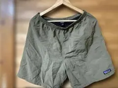 【美品】パタゴニア バギーズロング 7インチ Mサイズ カーキ オリーブ系