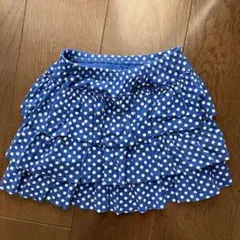 プチバトー　ドットスカート　6ans/114cm
