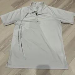 ポロシャツ L ホワイト GOLF アディダスゴルフ 半袖 COOLMAX