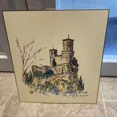 高橋文平 fussen 水彩画 ノイシュヴァンシュタイン城 - メルカリ