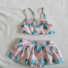 160。 フリル付き水着 Sサイズ いちご柄