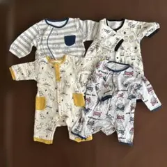 ベビー服ロンパース4着セット