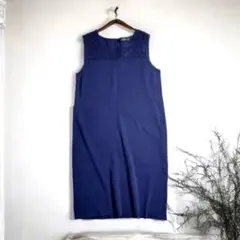 【美品】DAMA collection ストレッチノースリーブワンピース　LL