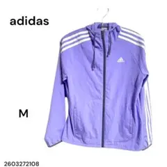 adidas アディダス ジャンバー フード付 ジャージ ジャケット M 長袖