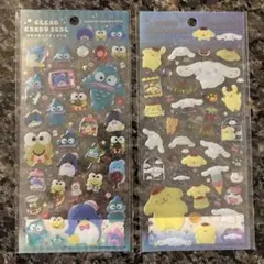 【正規品】サンリオ　クリアキャンディシール2枚セット