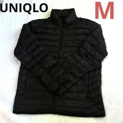 ユニクロ ダウンジャケット　黒　メンズ　M
