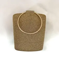 【美品】カテリーナベルティーニ　パーティーバッグ　ゴールド