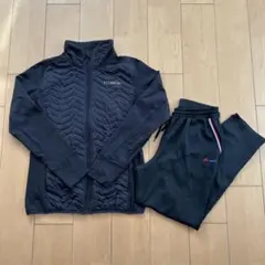 エルスポーツ スポーツウエア 上下セット 黒 Ｌ