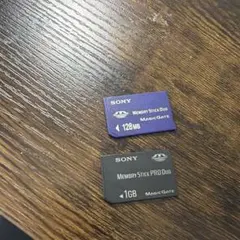 SONY MEMORY STICK DUO 2個