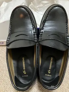 MOONSTAR ブラック ローファー23.0 ㎝ 常翔啓光学園高等学校　通学靴