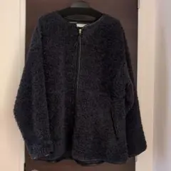 B.C STOCK ボアパイピングブルゾン　黒