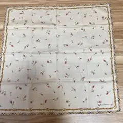 Burberrys 花柄 ハンカチ クリーム色