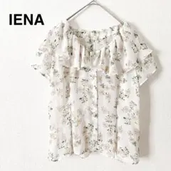 IENA イエナ フラワーデザイン シフォン 花柄 カットソー サイズフリーのサムネイル
