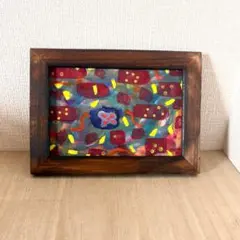 蝶の惑わし【原画】抽象画 イラスト 絵画 ポストカード ハガキ アート 水彩画