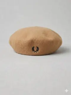 【最終値下げ！】FRED PERRY フレッドペリー ベレー帽 キャメル