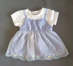 水色ドレス風トップス