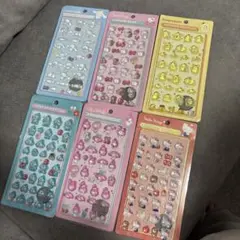 ポンポンドロップシールセット6枚セット