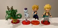 ワーコレ ドラゴンボール 神龍 フリーザ 孫悟飯 ゴテンクス 4体セットのサムネイル