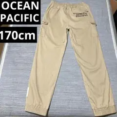 OCEAN PACIFIC ベージュ ロゴ カーゴパンツ 美品 170cm