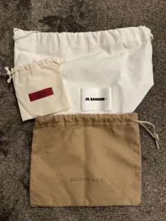 BURBERRY JIL SANDER VALENTINO巾着袋 3点セット