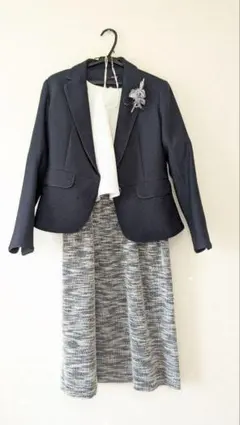 SHOO・LA・RUE ネイビー ジャケット　ワンピース　セット