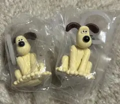 ひつじのショーン　めじるしアクセサリー グルミットx2