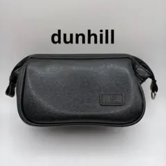 【美品】dunhill ダンヒル エディション セカンドバッグ 黒 ポーチ