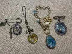 ハンドメイド作家様製　レジン作品4点