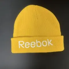 Reebok 黄色 ニット帽 Fサイズ