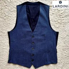 LARDINI ラルディーニ ジレ ベスト 46 M シルク混 イタリア製 - メルカリ