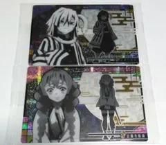 鬼滅の刃　ウエハース6　カード第6弾　幻想レア　伊黒&蜜璃セット