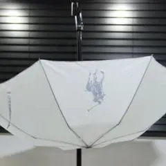 ポロラルフローレン 軽量 楽折STYLE 折りたたみ傘 サックスブルーのサムネイル